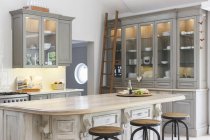 Luxury kitchen indoors during daytime — Stock Photo