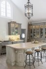 Luxury kitchen  indoors during daytime — Stock Photo