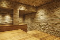 Дерев'яні кімнату в сучасний будинок — стокове фото