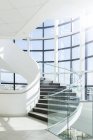Spiral staircase in modern building — Stock Photo