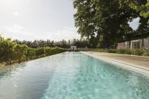 Luxus-Pool inmitten von Weinbergen — Stockfoto
