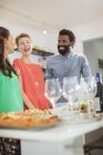 Friends laughing at party — Stock Photo