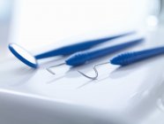 Close up of dental instruments — Stock Photo