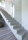 Steps of modern house  during daytime — Stock Photo