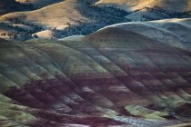 Blick auf bemalte Hügel in Oregon — Stockfoto