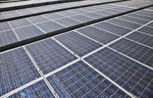 Close up of solar panels outdoors — Stock Photo