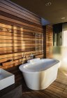 Baignoire et lavabo dans la salle de bain moderne — Photo de stock