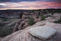 Sunrise over Canyon de Chelly, New Mexico, United States — Stock Photo