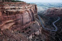 Formações rochosas, Colorado National Monument, Colorado, Estados Unidos da América — Fotografia de Stock