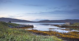 Tranquillo vista lago, Eriskay, Ebridi Esterne — Foto stock