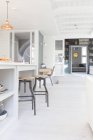 Luxury home showcase kitchen — Stock Photo