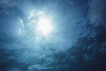 Sol brillando sobre el tranquilo océano azul, Vava 'u, Tonga, Océano Pacífico - foto de stock