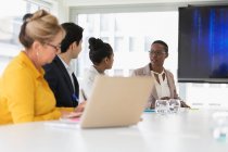 Business people talking in conference room meeting — Stock Photo