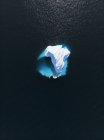 Aerial view melting polar iceberg Greenland — Stock Photo