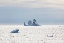 Formazione di iceberg sulla Groenlandia dell'Oceano Atlantico — Foto stock
