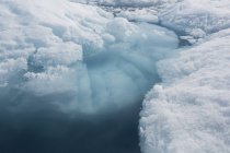 Melting polar ice Greenland — Stock Photo
