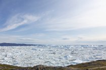 Розтоплення полярного льоду Диско Бей Ґренландія — стокове фото