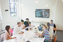Architects working in conference room meeting — Stock Photo