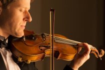 View of Violinist performing — Stock Photo