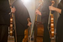 Klassik-Musiker mit Instrumenten — Stockfoto