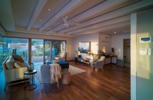 Luxury home showcase interior living room — Stock Photo