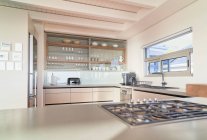 Modern home showcase interior kitchen — Stock Photo