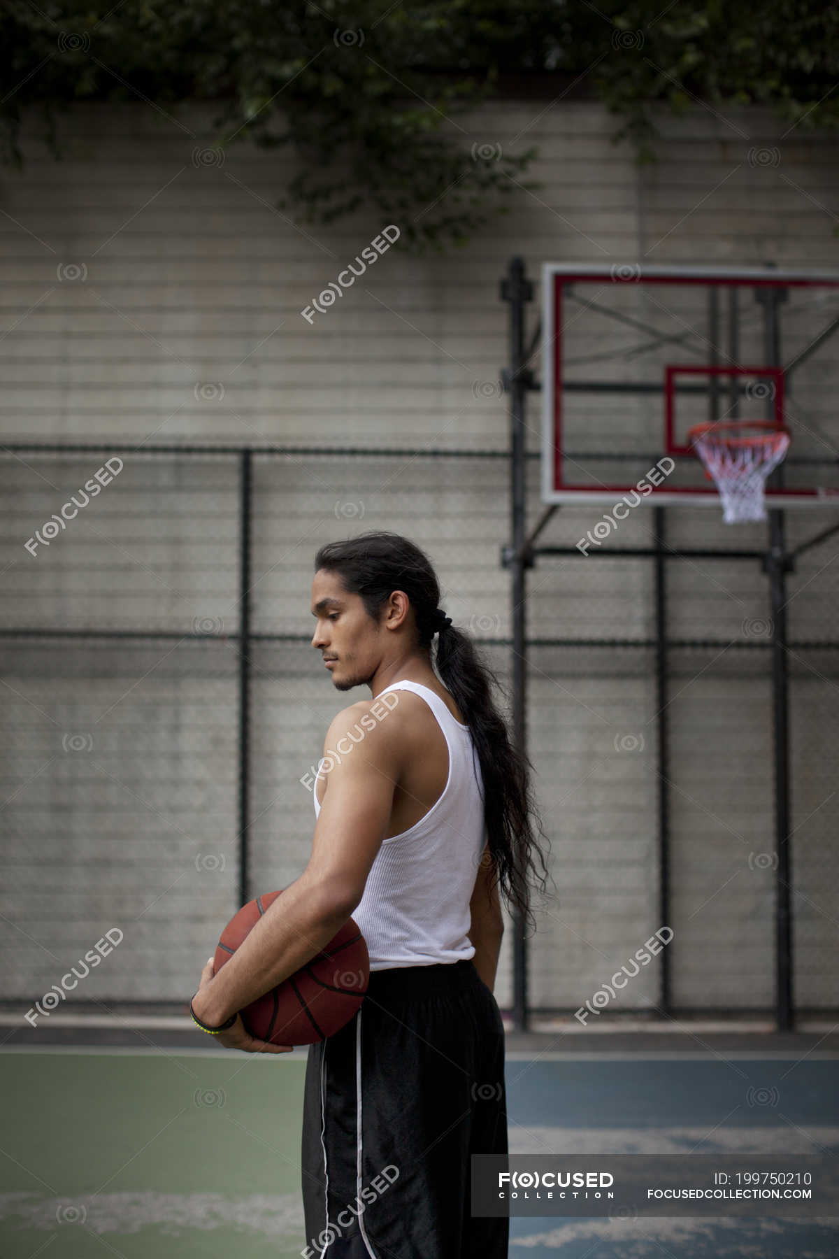 native american man standing