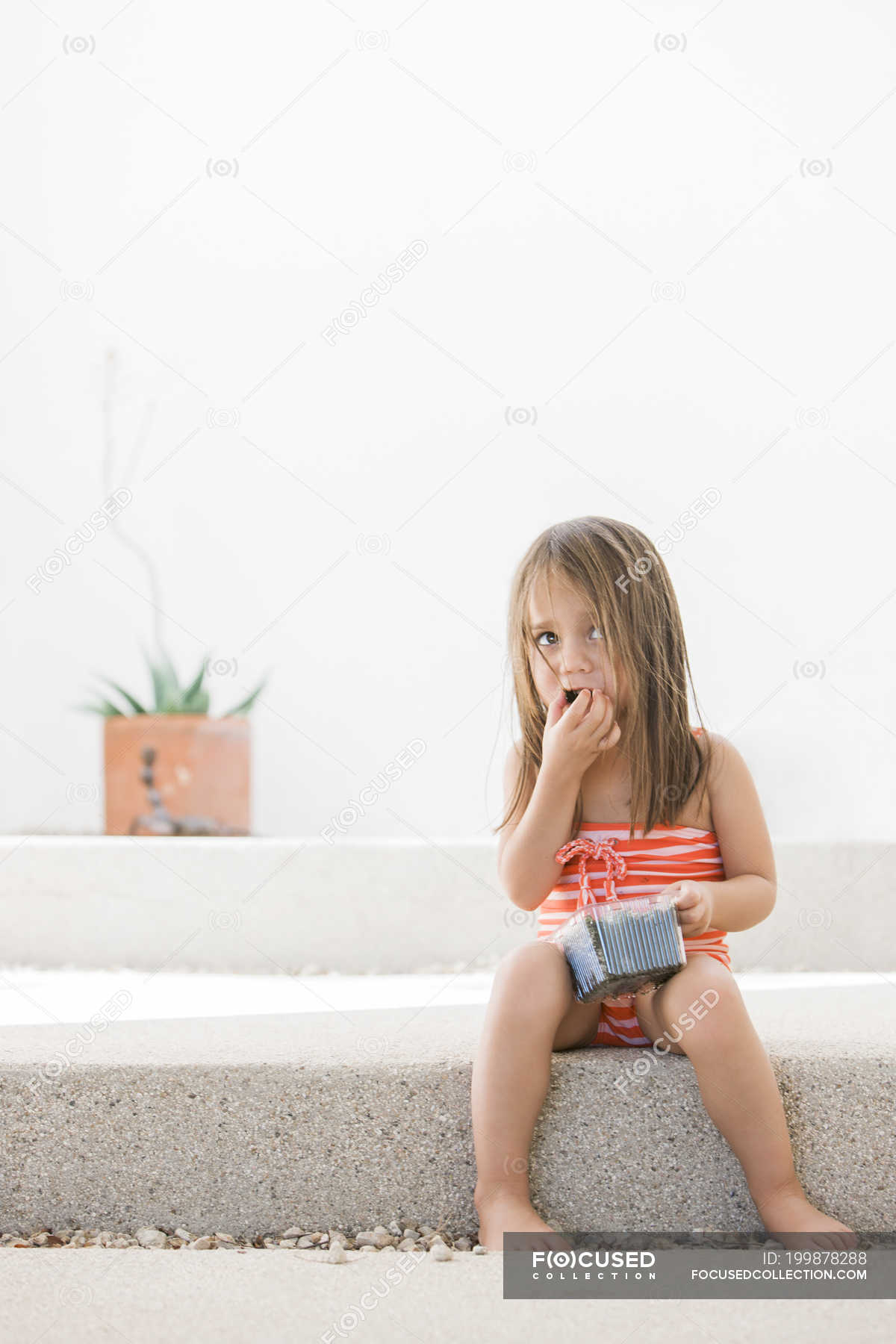 little girl in bathing suits