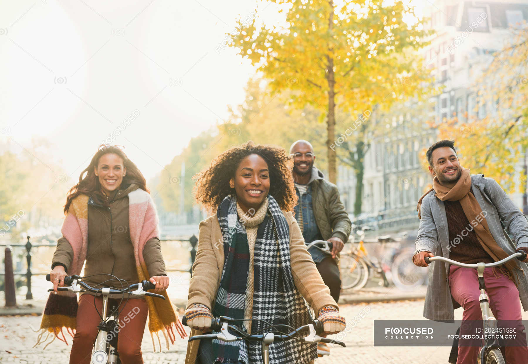 urban bike riding