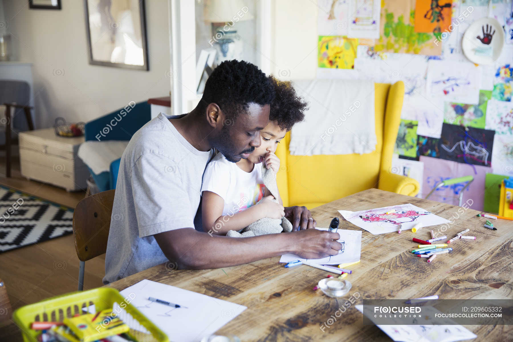 toddler coloring table