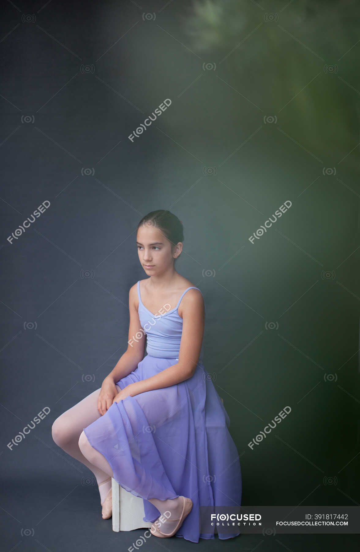 Ballerina posing in studio — ballet, child - Stock Photo | #391817442