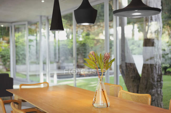 Modern Black Pendant Lights Hanging, Tropical Dining Room Light Fixtures