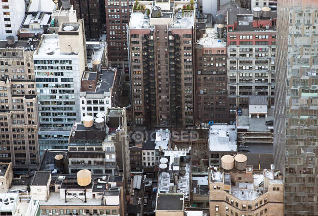 Vista de New York City durante o dia, Nova York, Estados Unidos — Fotografia de Stock