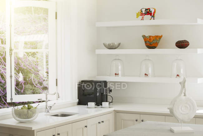 Home vetrina cucina al chiuso — Foto stock