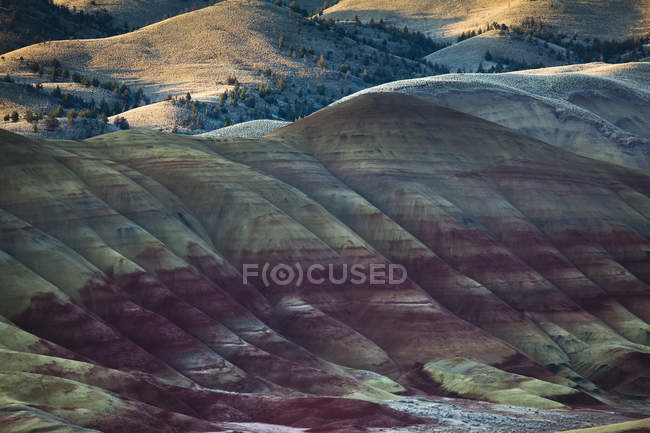 View of Painted Hills in Oregon — Stock Photo