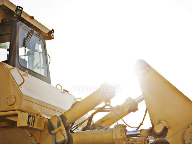 Close up of machinery on site — Stock Photo