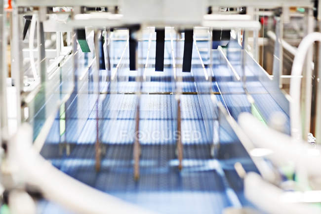 Conveyor belt in factory — Stock Photo