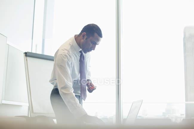 Businessman working in office — Stock Photo