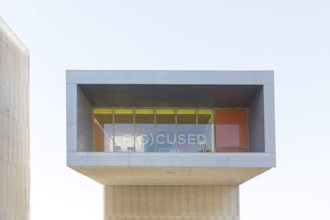 Glaswand des modernen Gebäudes — Stockfoto