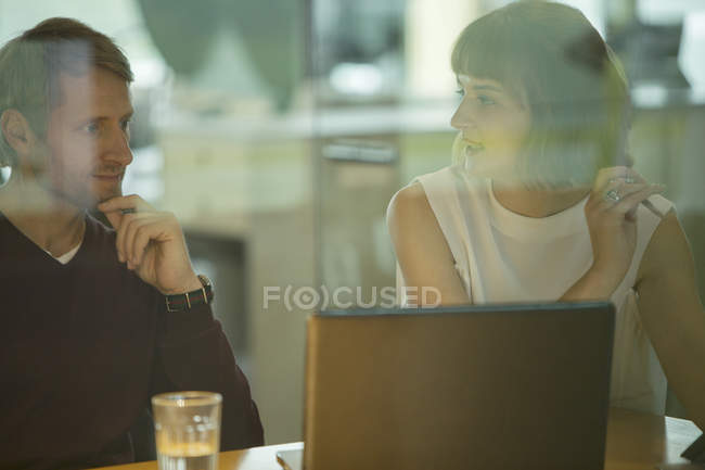 Business people talking in office meeting — Stock Photo