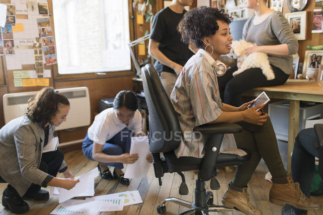 Creative designers working in office — Stock Photo