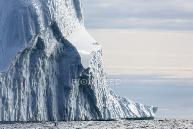 Majestic iceberg formation Greenland — Stock Photo