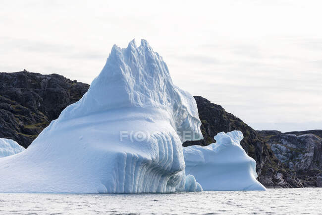 Formation d'icebergs majestueux Groenland — Photo de stock
