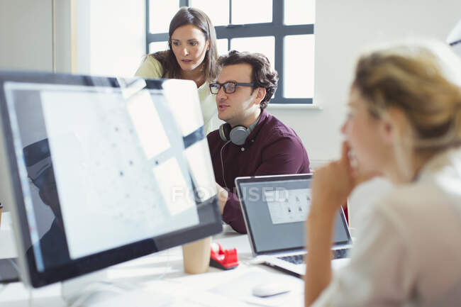 Architects working in office — Stock Photo