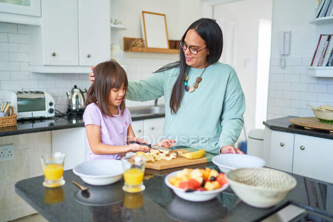 Happy family have time together — Stock Photo