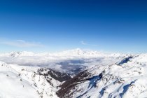 Aiguille Verte e o Mont Blanc Maciço — Fotografia de Stock