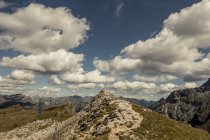 Italy, Alpe Devero. Clouds over mountainscape — Stock Photo