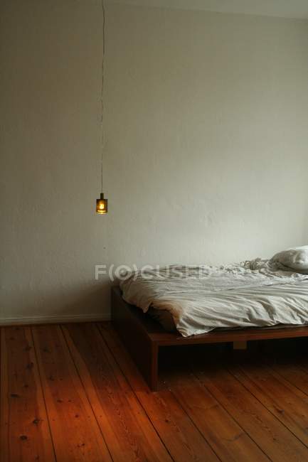 Hanging Lamp In Bedroom With Bed Light Bulb Design