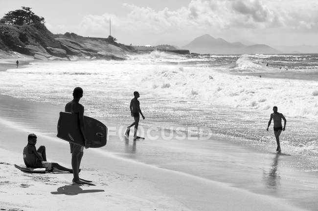 Corpo Brasileiro na Costa Rio de Janeiro Brasil — Fotografia de Stock