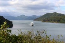 Nueva Zelanda, Isla Sur, Marlborough, Picton, Picton, Ferry a la Isla Norte - foto de stock